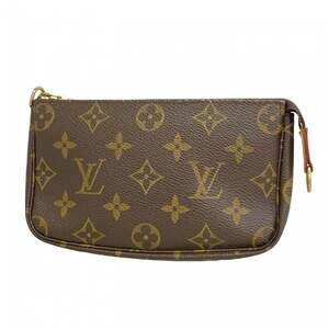 LOUIS VUITTON Brown Monogram Pochette Pouch
